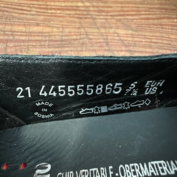 Mephisto Korie Black Leather Slip-On Shoe 7.5 - Picture 10 of 12